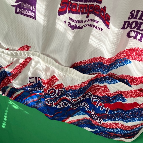 Cycling jersey, size adult large. Ozarks 100 event jersey from early 2000s. - Picture 4 of 5